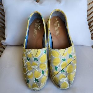 Toms Lemon Slip On Shoes